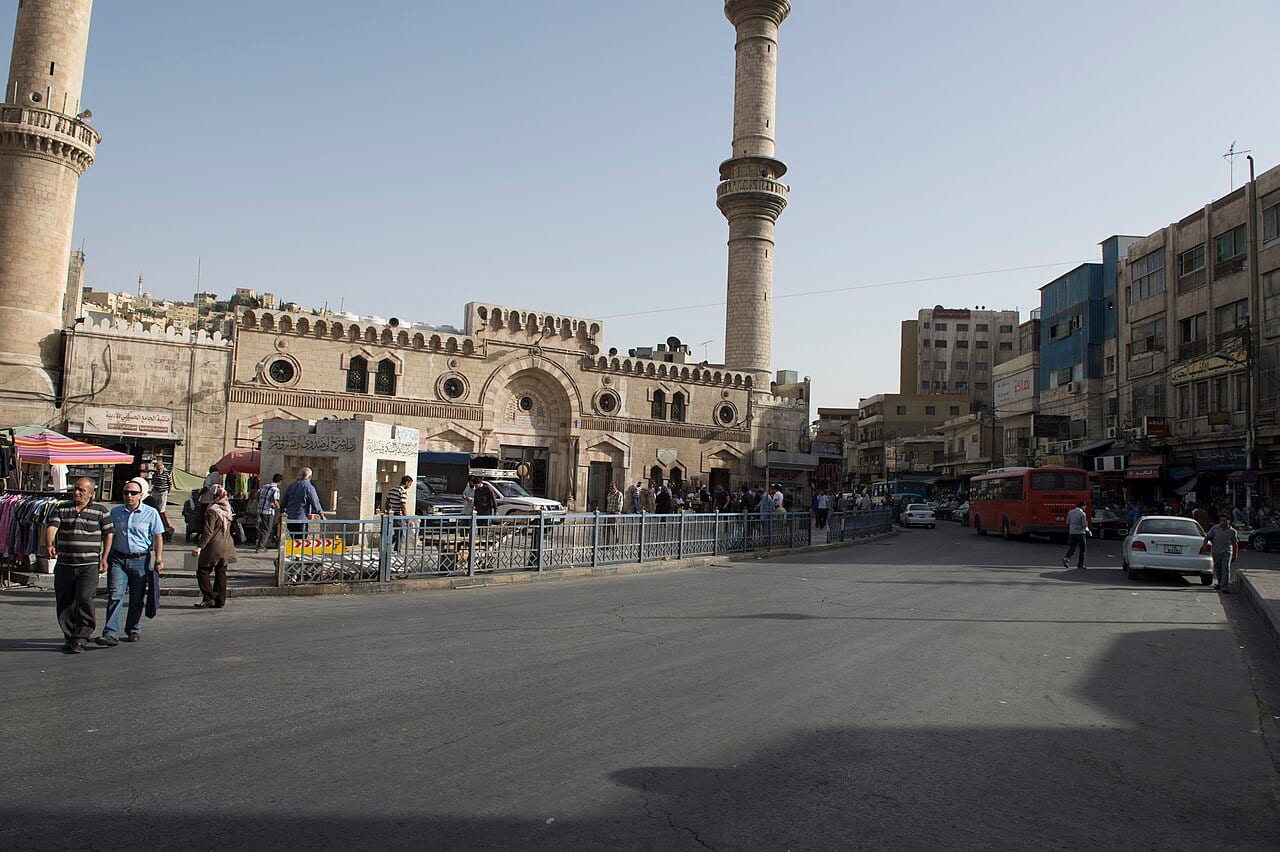 The Grand Husseini Mosque in downtown Amman