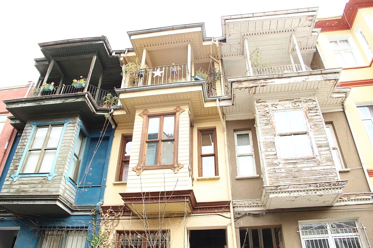 Old wooden houses in the Kuzguncuk neighbourhood on the Asian shore