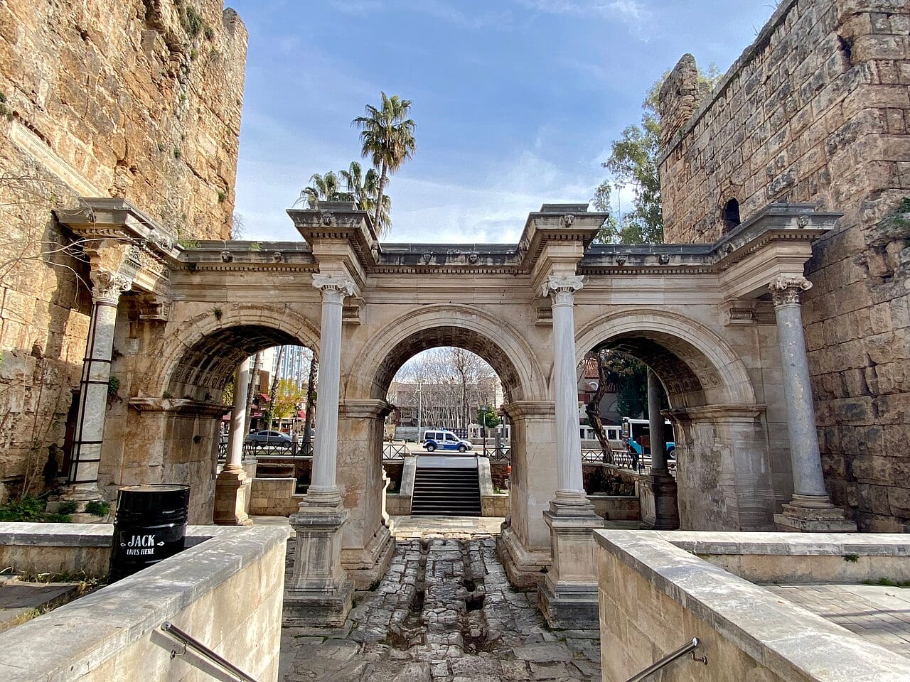 Hadrian's Gate, the Roman triple arch into Antalya's old town