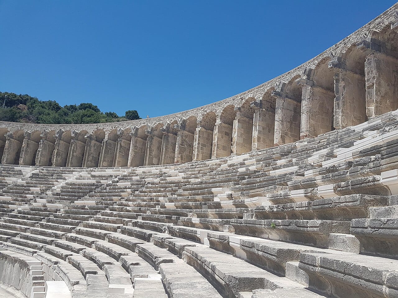 The Roman theatre of Aspendos near Antalya